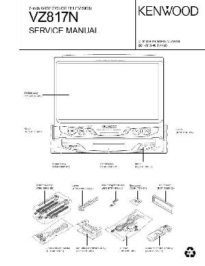 Сервисная инструкция Kenwood VZ-817N ― Manual-Shop.ru