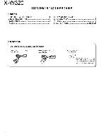 Service manual Kenwood X-W320