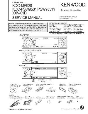 Сервисная инструкция Kenwood XXV-01D, KDC-MP928, KDC-PSW9531 ― Manual-Shop.ru