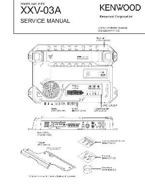 Сервисная инструкция Kenwood XXV-03A ― Manual-Shop.ru