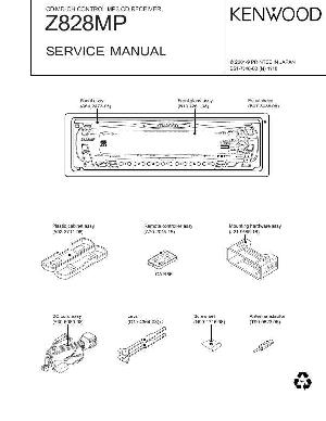 Сервисная инструкция Kenwood Z-828MP ― Manual-Shop.ru