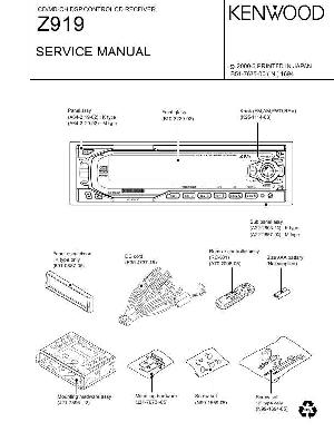 Сервисная инструкция Kenwood Z-919 ― Manual-Shop.ru