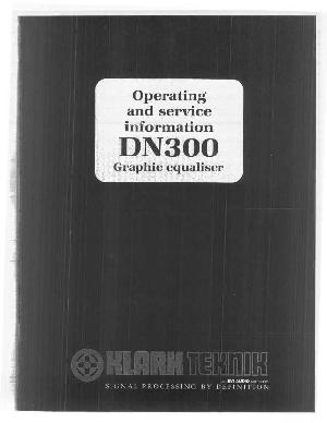 Service manual Klark-Teknik DN-300 ― Manual-Shop.ru
