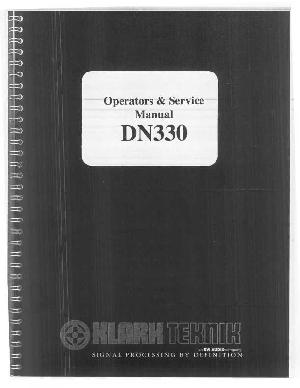 Service manual Klark-Teknik DN-330 ― Manual-Shop.ru
