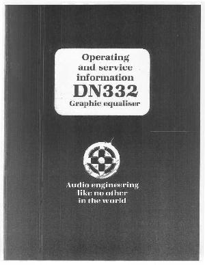 Service manual Klark-Teknik DN-332 ― Manual-Shop.ru
