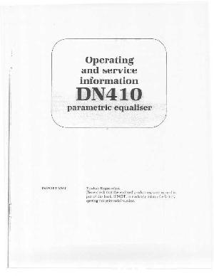 Service manual Klark-Teknik DN-410 ― Manual-Shop.ru