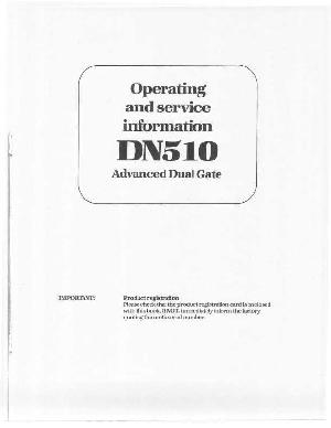Service manual Klark-Teknik DN-510 ― Manual-Shop.ru