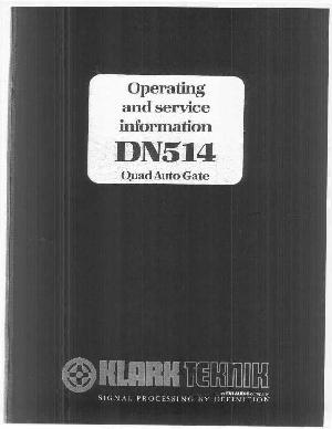 Service manual Klark-Teknik DN-514 ― Manual-Shop.ru