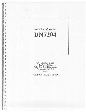 Service manual Klark-Teknik DN-7204 ― Manual-Shop.ru