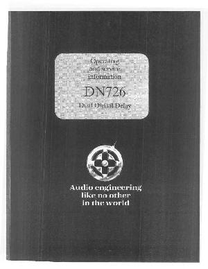 Service manual Klark-Teknik DN-726 ― Manual-Shop.ru