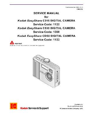 Service manual Kodak C315, C530, CD50 EASYSHARE ― Manual-Shop.ru