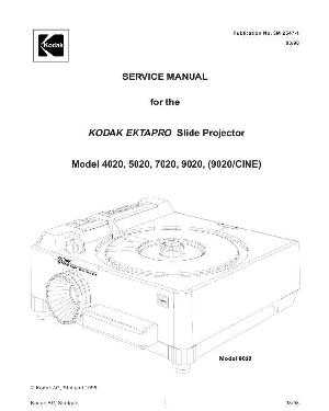 Service manual Kodak EKTAPRO 4020, 5020, 7020, 9020CINE ― Manual-Shop.ru