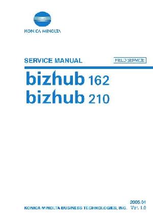 Service manual Konica-Minolta Bizhub 162, Bizhub 210 (Field Service) ― Manual-Shop.ru