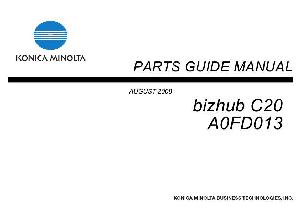 Service manual Konica-Minolta Bizhub C200 PARTS ― Manual-Shop.ru