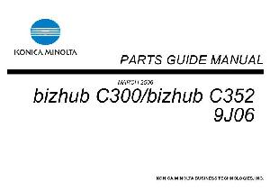 Service manual Konica-Minolta BIZHUB C300, C352 Parts Catalog ― Manual-Shop.ru