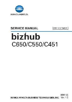 Service manual Konica-Minolta Bizhub C451, C550, C650 FS ― Manual-Shop.ru