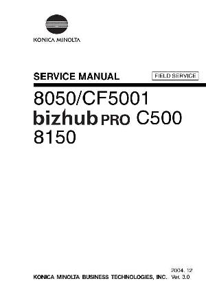 Service manual Konica-Minolta Bizhub Pro C500 FS ― Manual-Shop.ru