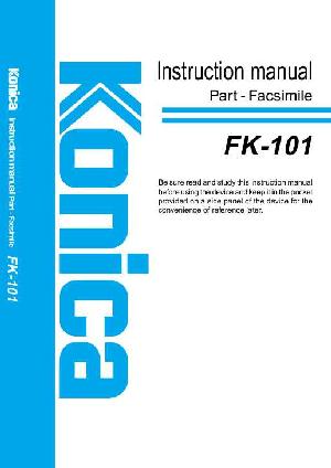 Service manual Konica-Minolta FK101  ― Manual-Shop.ru