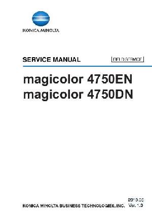 Сервисная инструкция Konica-Minolta Magicolor 4750DN, 4750EN FS ― Manual-Shop.ru