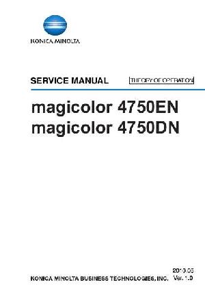 Сервисная инструкция Konica-Minolta Magicolor 4750DN, 4750EN THEORY ― Manual-Shop.ru