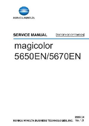 Сервисная инструкция Konica-Minolta Magicolor 5650EN, 5670EN THEORY ― Manual-Shop.ru