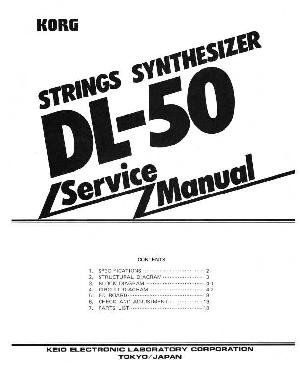 Service manual Korg DL-50 ― Manual-Shop.ru
