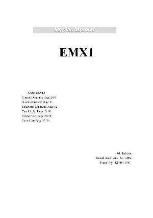 Service manual Korg EMX1 ― Manual-Shop.ru