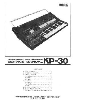 Service manual KORG KP-30 ― Manual-Shop.ru