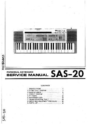 Service manual Korg SAS-20 ― Manual-Shop.ru