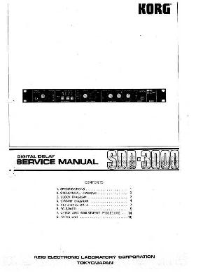 Service manual Korg SDD-3000 ― Manual-Shop.ru
