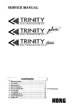 Service manual Korg Trinity, Trinity-plus, Trinity-PRO ― Manual-Shop.ru