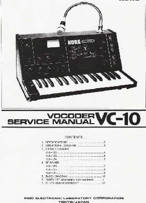Service manual Korg VC10 ― Manual-Shop.ru