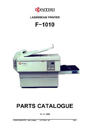 Сервисная инструкция Kyocera F-1010 (pl) ― Manual-Shop.ru