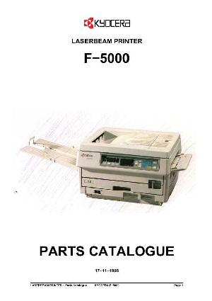 Сервисная инструкция Kyocera F-5000 (pl) ― Manual-Shop.ru