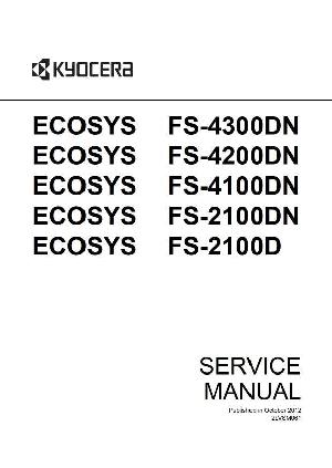 Service manual KYOCERA FS-2100D, FS-2100DN, FS-4100DN, FS-4200DN, FS-4300DN ― Manual-Shop.ru