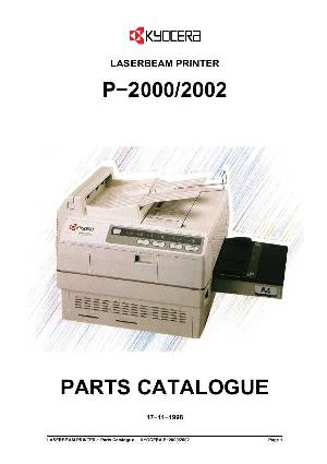 Сервисная инструкция Kyocera P-2000 (pl) ― Manual-Shop.ru