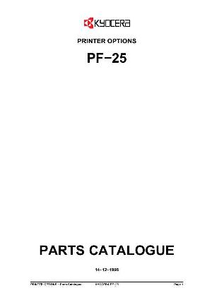 Сервисная инструкция Kyocera PF-25 (pl) ― Manual-Shop.ru
