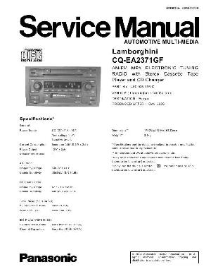 Service manual PANASONIC CQ-EA2371GF ― Manual-Shop.ru