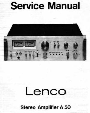 Сервисная инструкция Lenco A-50 ― Manual-Shop.ru