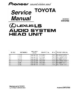 Сервисная инструкция Lexus Pioneer DEX-MG9667DVZT MG9767DVZT ― Manual-Shop.ru