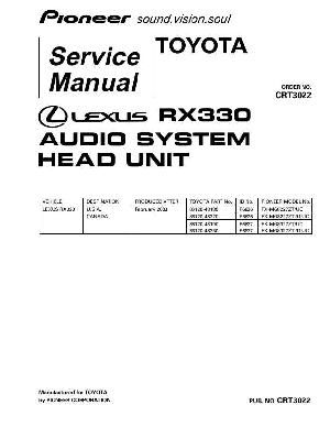 Сервисная инструкция Pioneer FX-MG8227, FX-MG8327 ― Manual-Shop.ru