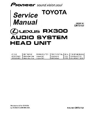 Сервисная инструкция Pioneer KEX-M8017, RX300 ― Manual-Shop.ru