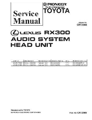 Сервисная инструкция Pioneer KEX-M9086, RX300 ― Manual-Shop.ru