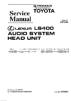 Service manual Pioneer KEX-M9276 ― Manual-Shop.ru