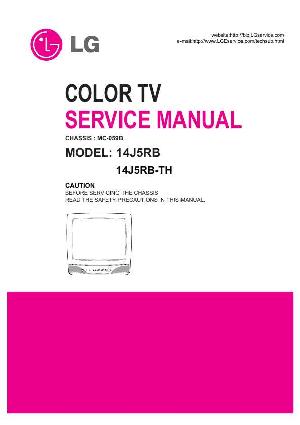 Service manual LG 14J5RB, MC-059B chassis ― Manual-Shop.ru