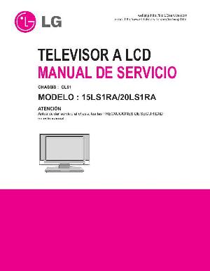 Service manual LG 15LS1RA, 20LS1RA, CL81 chassis ― Manual-Shop.ru
