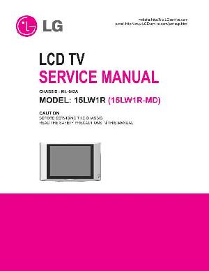 Service manual LG 15LW1R, ML-042A chassis ― Manual-Shop.ru