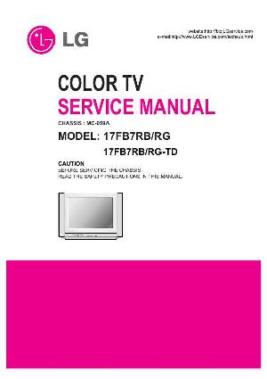 Service manual LG 17FB7RB MC-059A ― Manual-Shop.ru