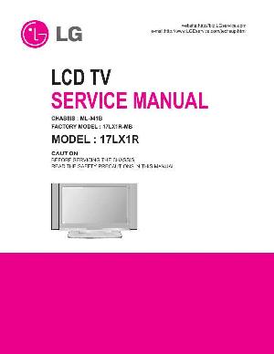 Service manual LG 17LX1R, ML-041B chassis ― Manual-Shop.ru