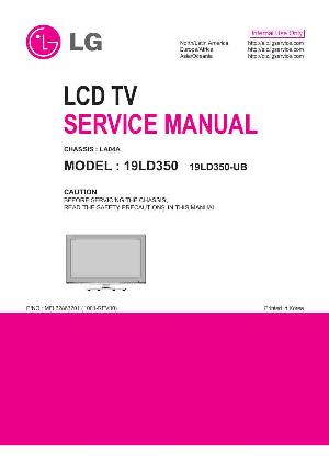 Сервисная инструкция LG 19LD350 ― Manual-Shop.ru